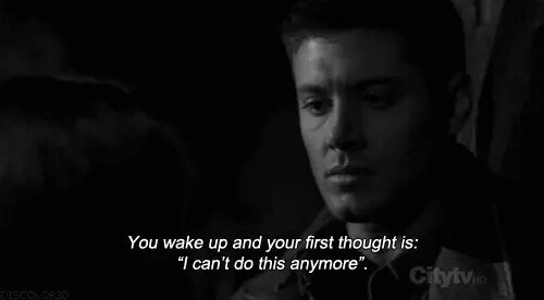 just smile Dean. you are still awesome 😍😍