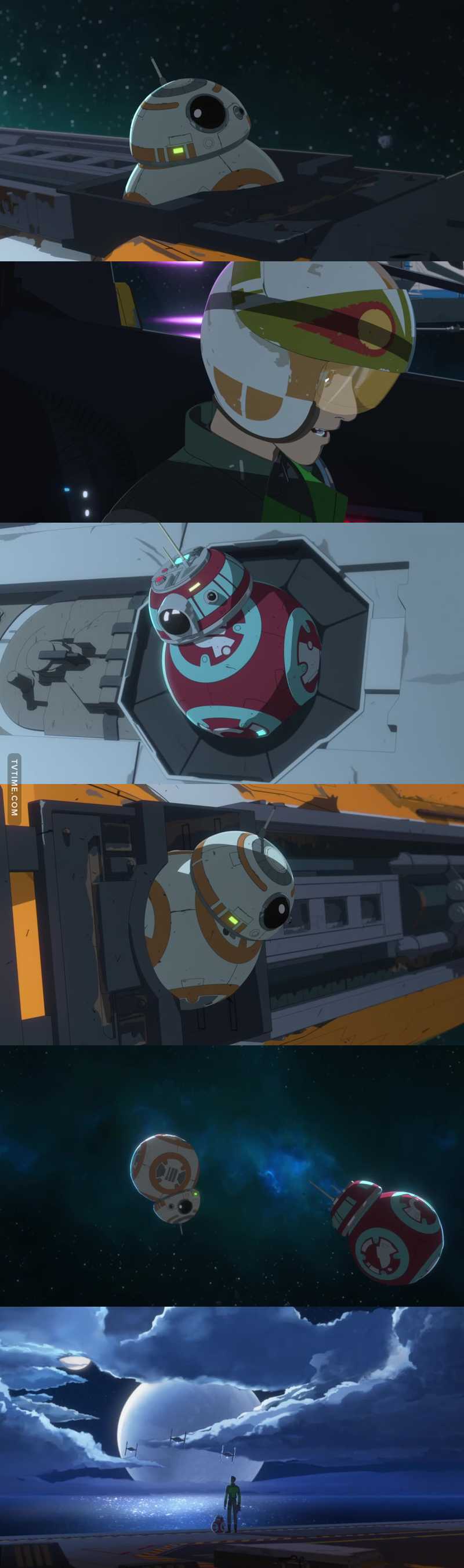 Estamos oficialmente em uma série independente!!! Vou sentir falta do BB-8 tbm! Os episódios estão ascendendo ! Melhorando muito !