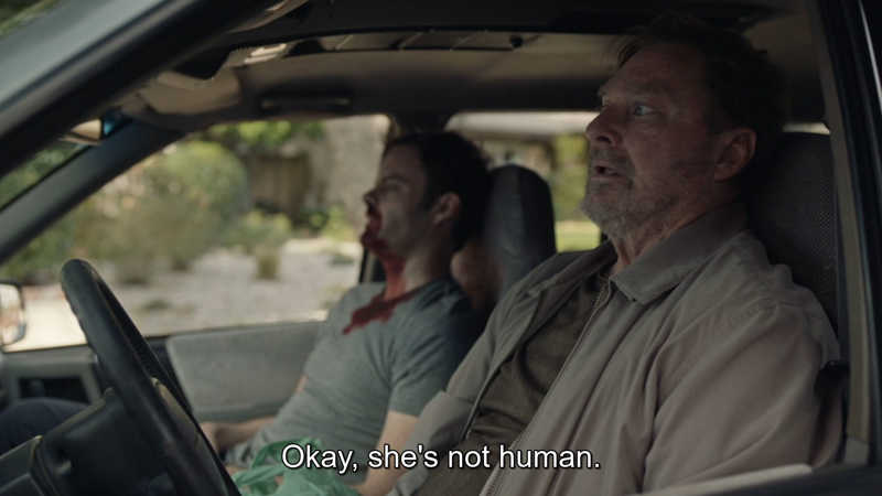 Oh boy, this episode was just phenomenal! it is so weird, it is so funny and I loved both Ronny and the kid (Lilly, was it?). There's so much going on and it's an absolute mess. However, this line and the look on his face... EL OH EL!