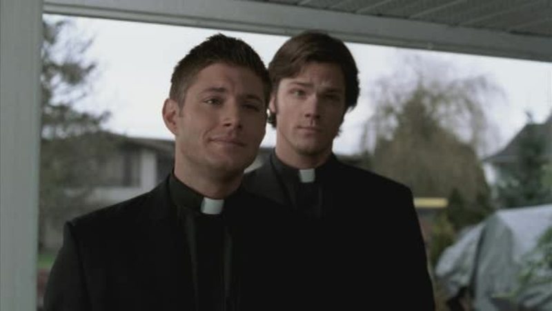 Father Dean, father Sam, for you I would go to church everyday 🙏😍
