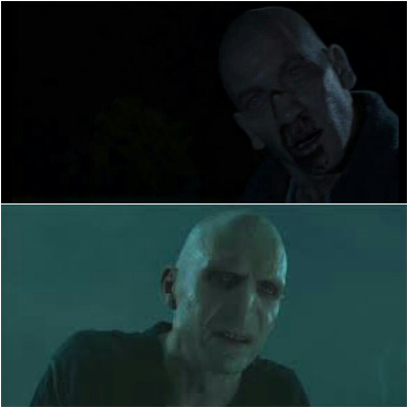 looked like Voldemort to me...