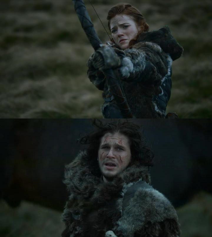 So heartbreaking the separation of Ygritte and Jon :'(