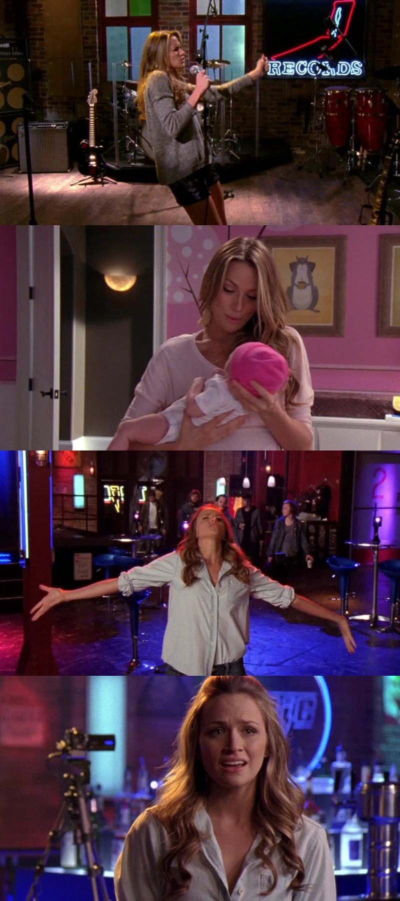 Quinn singing is adorable and cute !!