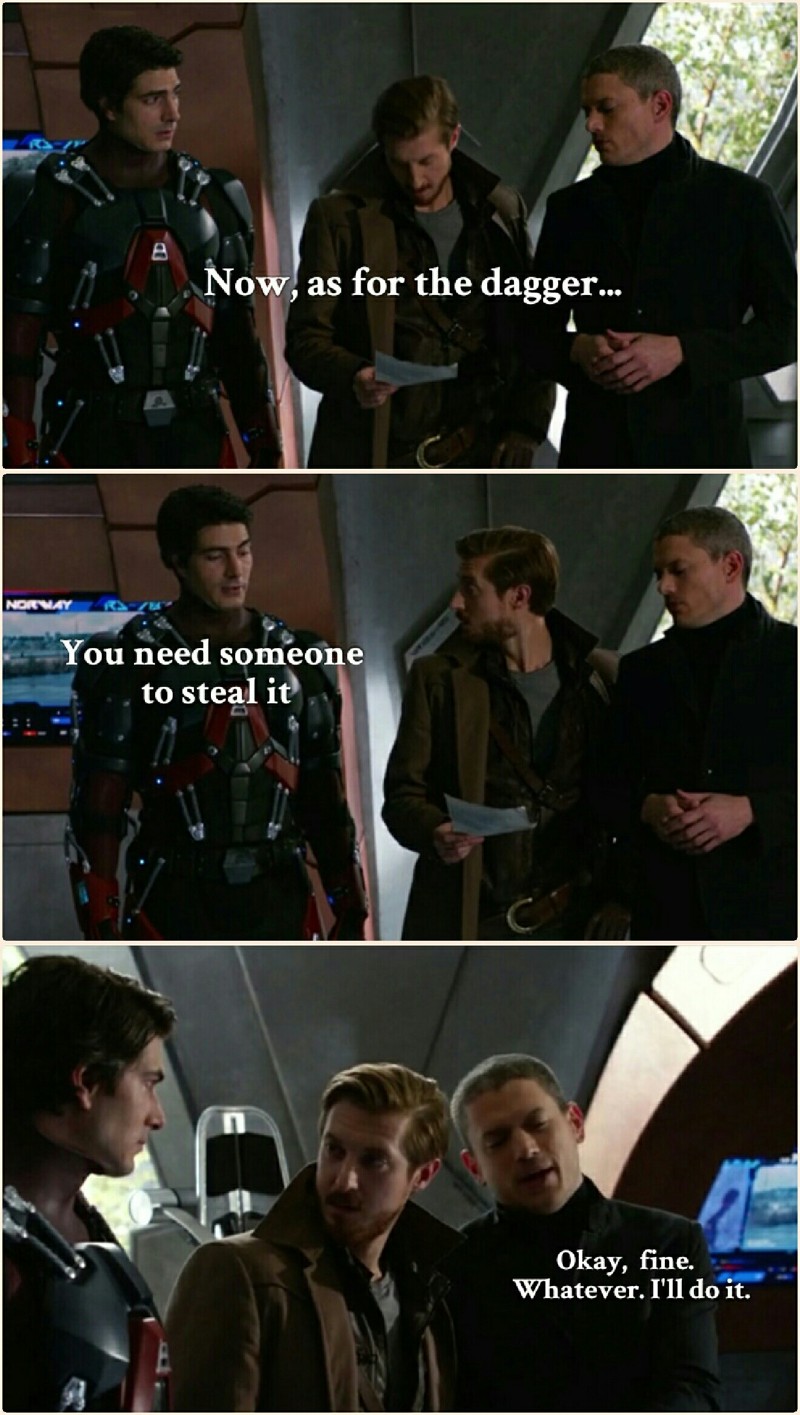 Snart just want to steal stuff 😂