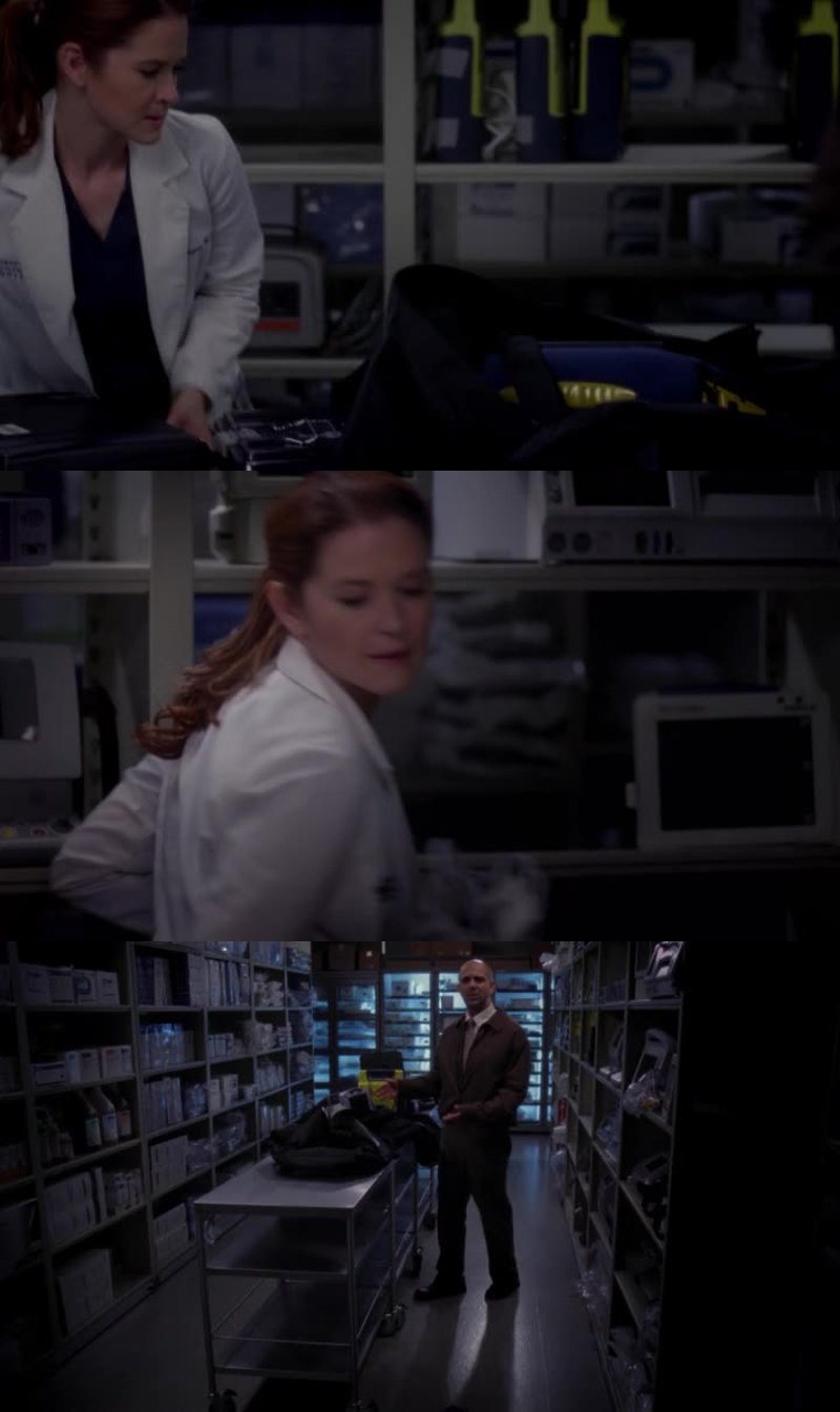 loved kepner stealing stuff