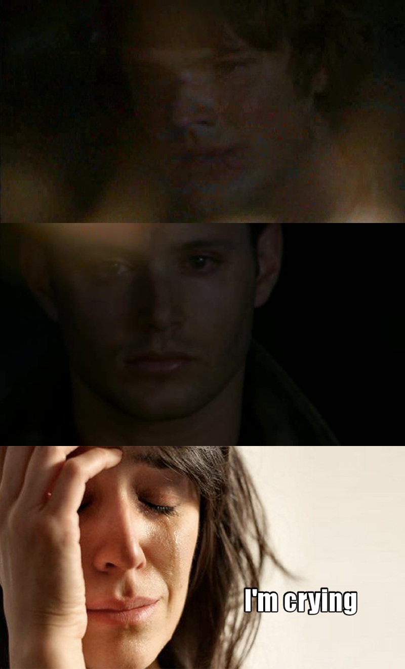 It kills me how Dean tries so hard to be strong for Sammy but it's clear how he is suffering and the only thing I want is to hug him and tell him everything is gonna be okay 😭😭😭😭💔💔💔