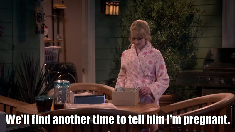 Oh God, oh God, oh God! A baby Wolowitz ๐๐