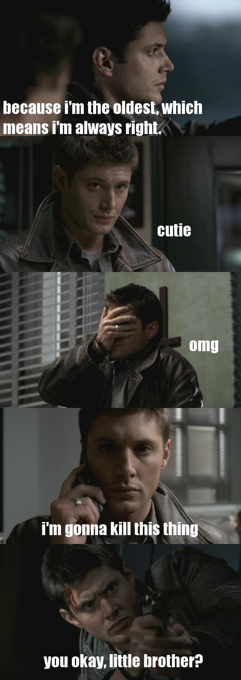 Dean Winchester, you are officially and definitely the best damn thing in this show !