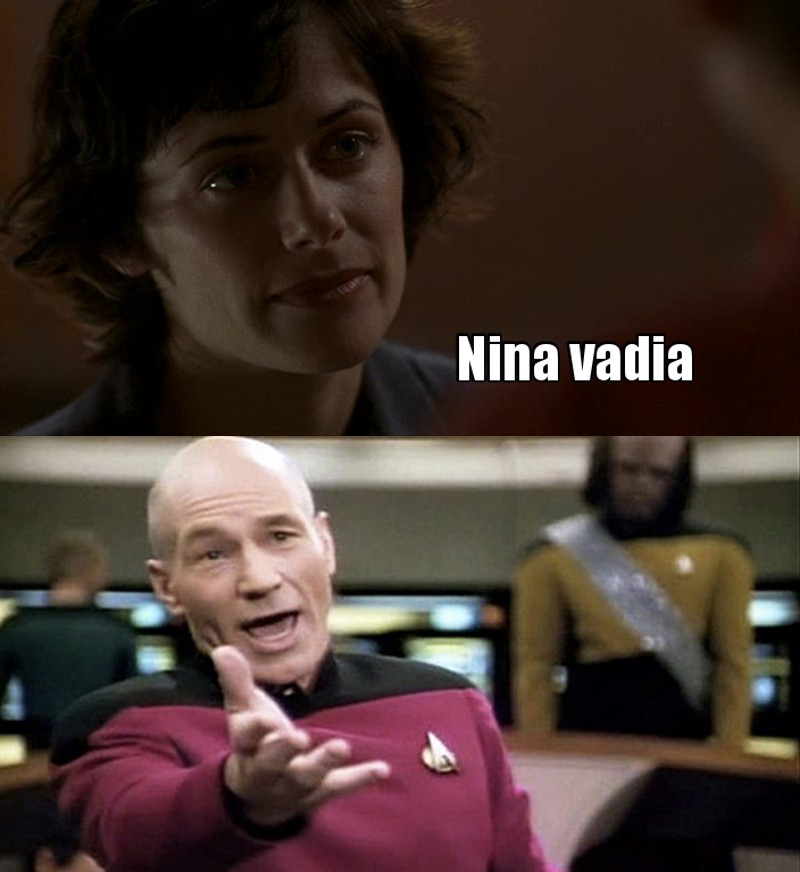 Eu sabia, sempre tive desconfiança dessa Nina.